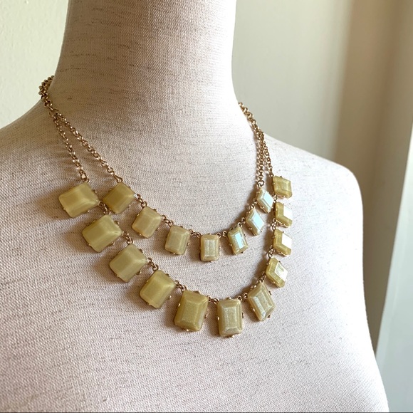 BANANA REPUBLIC Citrus yellow statement necklace - Picture 2 of 5